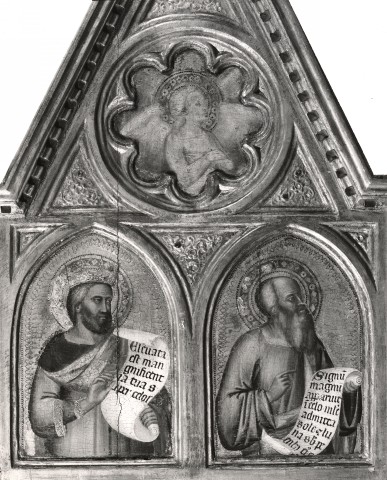 Museum of Fine Arts, Boston — Francesco da Volterra - sec. XIV - David; San Giovanni Evangelista; Angelo — particolare
